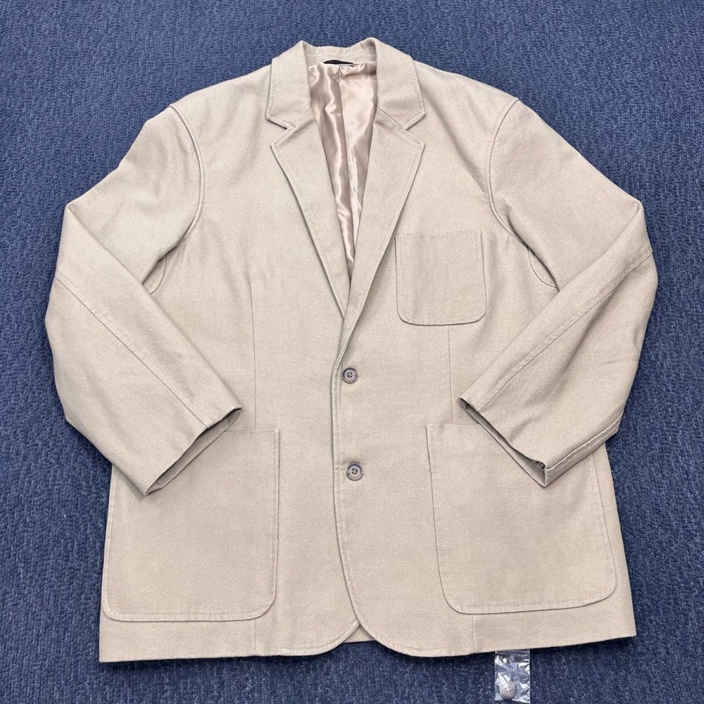 Duluth Trading Co Fire Hose Presentation XL Khaki Canvas Field Utility Jacket
